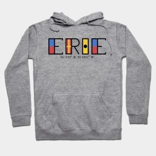 Erie Flag Font Hoodie